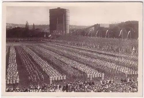 66792 Foto Ak 15. Deutschen Turnfest Stuttgart Totalansicht