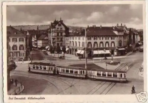 08833 Ak Bad Cannstatt Wilhelmsplatz 1950