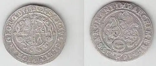 1/24 Taler Silber Münze Kurfürstentum Sachsen 1623