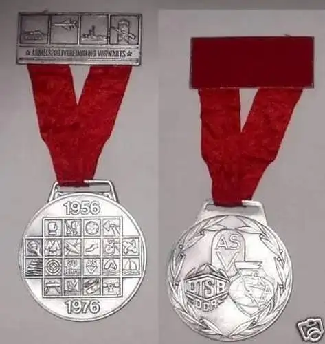 DDR Medaille Armeesportvereinigung Vorwärts 1956-1976