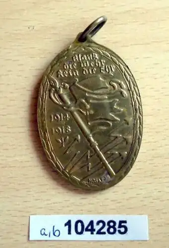 Alte Medaille Kyffhäuserbund Treue im Weltkrieg 1914/1918