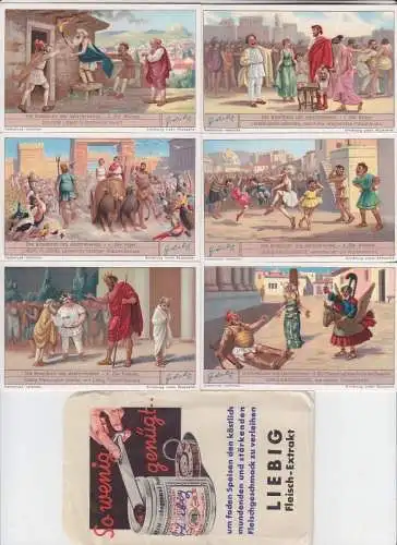 Liebigbilder Serie 1042 "Die Komödien des Aristophanes" komplett 1933 (109400)