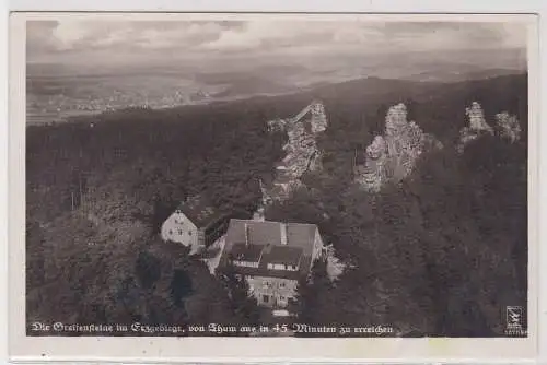 908028 Ak Die Greifensteine im Erzgebirge von Thum aus in 45 Min. zu erreichen