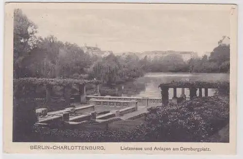 908595 Ak Berlin Charlottenburg Lietzensee und Anlagen am Dernburgplatz 1927