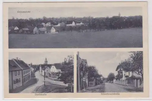 90331 Mehrbild Ak Muschwitz Bezirk Halle Dorf- und Söhesteuerstraße 1933