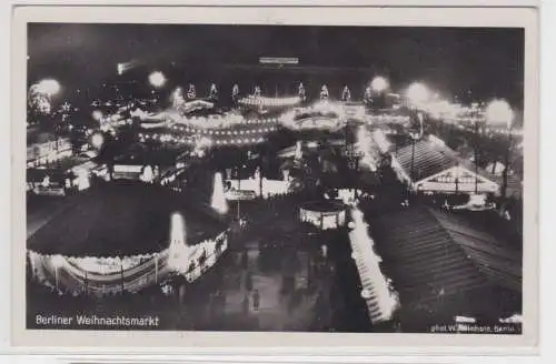 26879 Ak Berliner Weihnachtsmarkt bei Nacht 1938