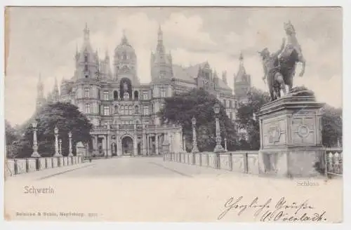 72582 Ak Schwerin Schloß 1907