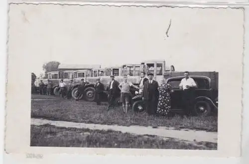 96492 Foto AK Pegau - Landwirtsschaftsausstellung Ford BB Oldtimer LKW um 1935