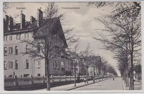 49728 AK Dahlem (Berlin) - Friedbergstrasse, Straßenansicht um 1930