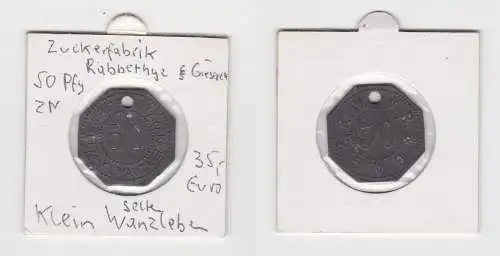 50 Pfennig Marke Klein Wanzleben Zuckerfabrik Rabbethge & Giesecke (132677)