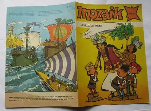 MOZAIK Mosaik Abrafaxe 1981/5 EXPORT UNGARN "A Rászedett Márki" RAR (114059)