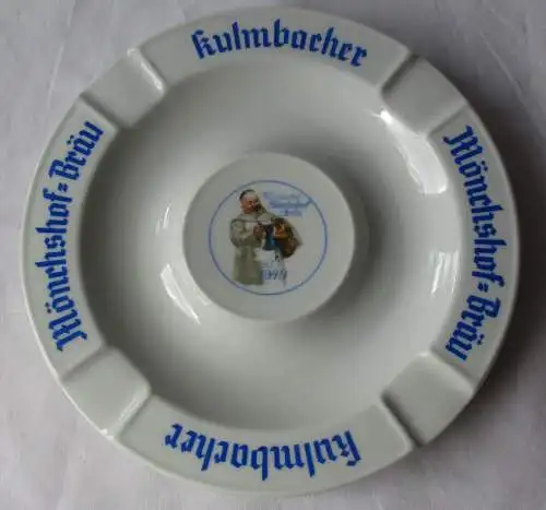 Alter Reklame Aschenbecher Kulmbacher Mönchshofbräu (111564)