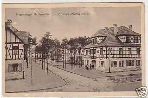 20552 Ak Truppenlager Grafenwöhr Offiziers Wohngebäude