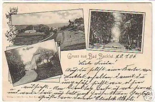 06514 Mehrbild Ak Gruß aus bad Bocklet 1906