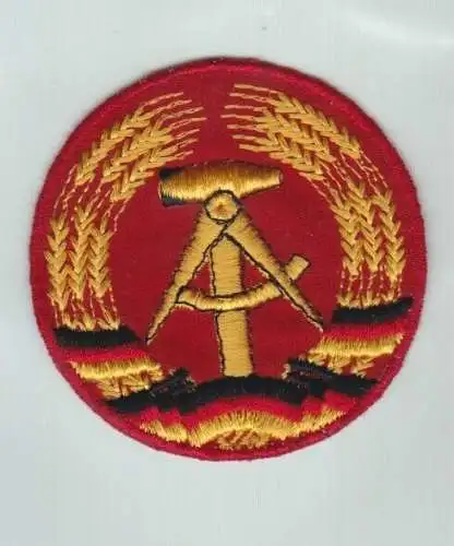 DDR Aufnäher Staatswappen Deutsche Demokratische Republik DDR (145172)