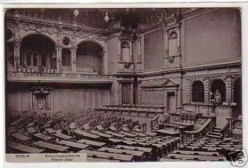 21412 Ak Berlin Reichstagsgebäude Plenar Saal um 1920