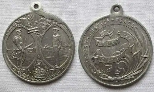 Medaille Sieg des Ersten Weltkriegs für Gerechtigkeit & Frieden 1919 (167587)