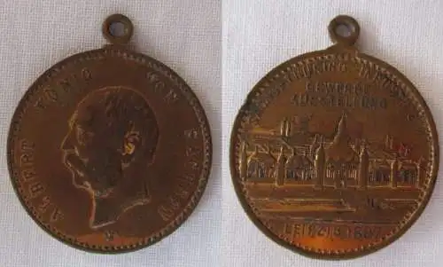 Medaille Sächs. Thüring. Industrie Gewerbe Ausstellung Leipzig 1897 (166264)