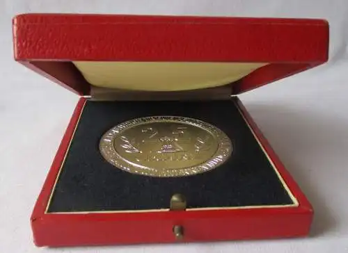 DDR Medaille 25 Jahre BKK Espenhain im Etui (162143)