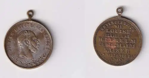 Medaille wie Louise bleibt Wilhelm I. Deutschlands Kaiser 1797-1888 (103841)