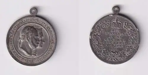 Medaille Zur Erinnerung an die goldene Hochzeit Wilhelm I. Augusta 1879 (102228)