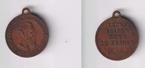 Medaille Lerne leiden ohne zu klagen Friedrich Deutscher Kaiser (103577)