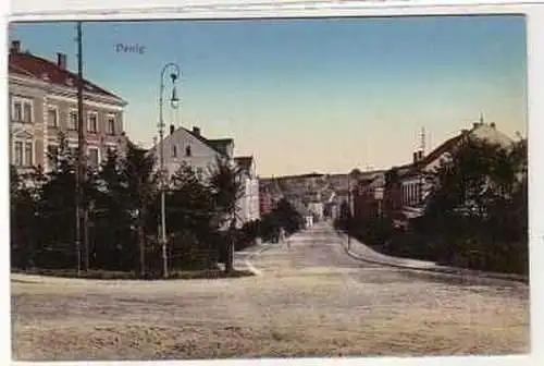39982 Ak Penig in Sachsen Straßenansicht um 1910
