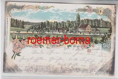 79436 Ak Lithographie Jägerhaus in Altenhain bei Schildau 1899