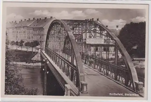 39910 Foto Ak Knittelfeld Steiermark Brücke für Auros um 1940