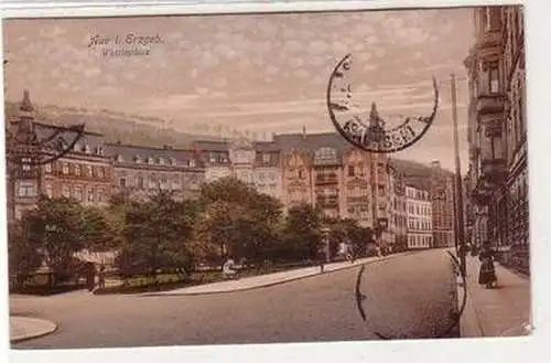 56319 Ak Aue im Erzgebirge Wettinplatz 1921