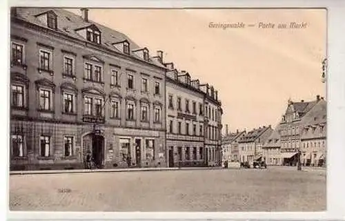 42971 Ak Geringswalde Partie am Markt Hotel zur Post