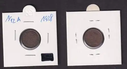 1/12 Anna Kupfer Münze Indien 1928 Georg V. (166110)