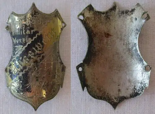 seltener Fahnen / Stocknagel K.S. Militärverein Rosswein 1899 (102715)