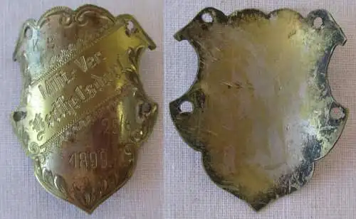 seltener Fahnen / Stocknagel K.S. Militärverein Berthelsdorf 1899 (100147)