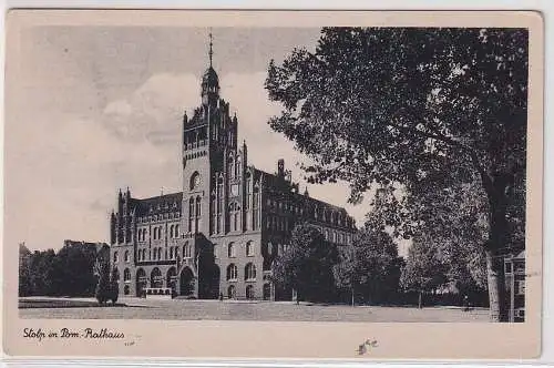 62139 AK Stolp (Słupsk) Pommern - Rathaus