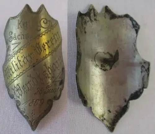 seltener Fahnen / Stocknagel K.S. Militärverein Wendishain 1899 (102822)