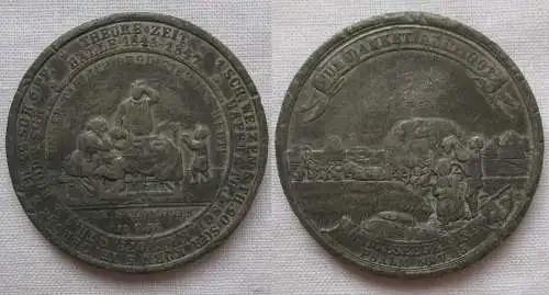 Medaille Teuerungsmedaille Erndtesegen 1847 Halle 1846-1847 (169427)