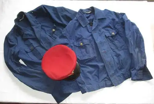 2x DDR Uniformjacke + Schirmmütze Reichsbahn Bahnhofsvorsteher (117807)