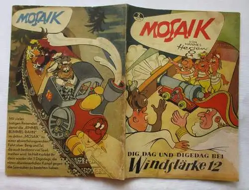MOSAIK Digedags Nr. 2 Bei Windstärke 12 Hannes Hegen 1956 (113680)