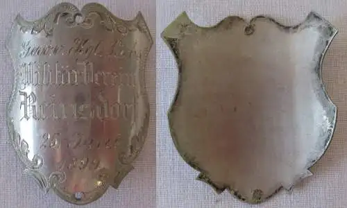 seltener Fahnen / Stocknagel K.S. Militärverein Reinsdorf 1899 (107014)