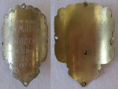 seltener Fahnen / Stocknagel K.S. Militärverein Schönerstädt 1899 (102289)