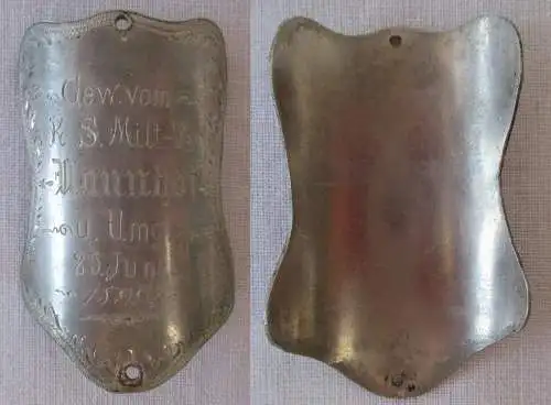 seltener Fahnen / Stocknagel K.S.Militärverein Naunhof 1899 (107157)