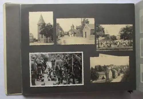 Fotoalbum 177 Postkarten + Fotos Inf. Erst. Bat. 344 Ost Westfront 1939 (122993)