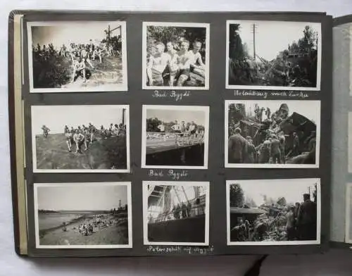 Fotoalbum 66 Postkarten + Fotos Schützenregiment Oslo bis Oulu Finnland (100372)
