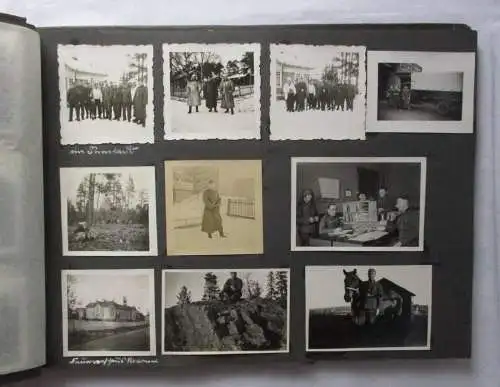 Fotoalbum 66 Postkarten + Fotos Schützenregiment Oslo bis Oulu Finnland (100372)