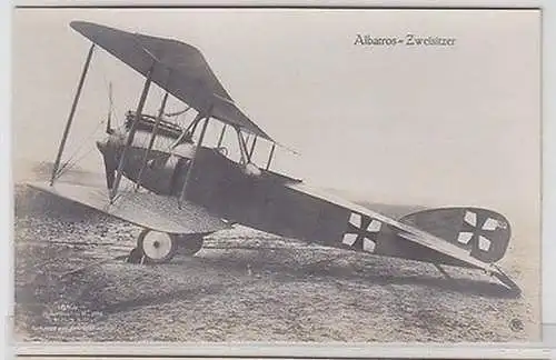 63749 W. Sanke Ak Albatros Zweisitzer Flugzeug im 1. Weltkrieg