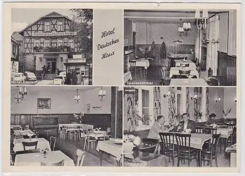 906751 Mehrbild Ak Hotel Deutsches Haus Bebra am Bahnhof - Bes. Hr. Opfer 1942