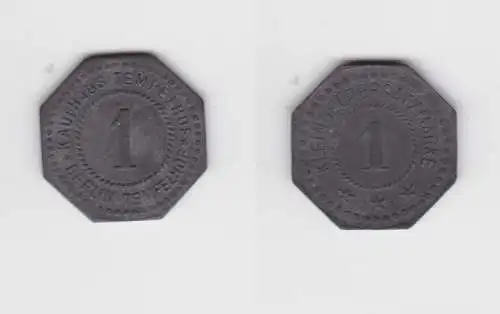 1 Pfennig Zink Notgeld Münze Berlin Kaufhaus Tempelhof (139904)