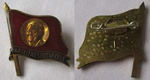 DDR Abzeichen Parteitagsinitiative SED Einheitspartei Wilhelm Pieck (131311)