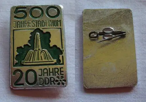 DDR Abzeichen 500 Jahre Stadt Thum 20 Jahre DDR 1969 (149589)